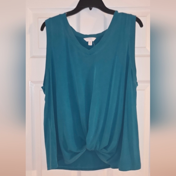 Teal tank top - Picture 1 of 1